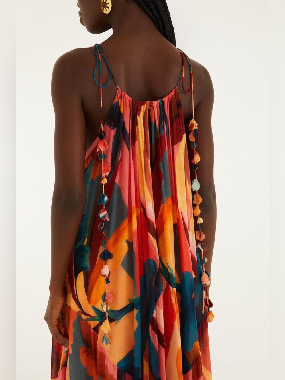 FARM RIO Multicolor Atlantic Rainforest Sleeveless Maxi Dress - Picture 5 of 5